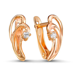 Серебряные серьги С-1091 З